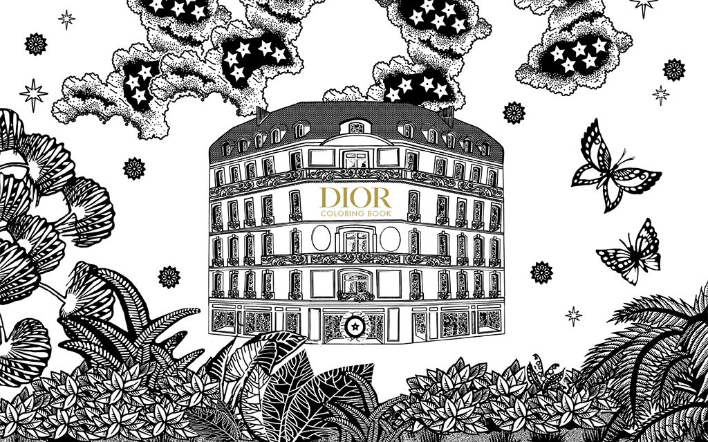 Christian Dior Releases a Coloring Book That Will Get You In the Summer Mood