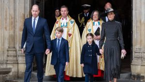 The sweet boost of encouragement the Cambridge’s gave their children at Prince Philip’s memorial service