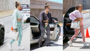 Jennifer Lopez is into patterned gym leggings – so we’re into patterned gym leggings