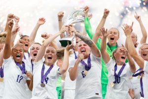 The Lionessess set an all-time high attendance record at Wembley yesterday