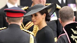 Meghan Markle paid tribute to the Queen with a pair of gifted pearl and diamond earrings
