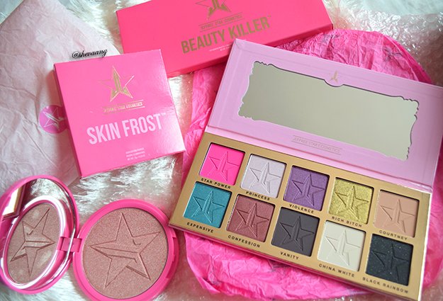 Makeup Review | Jeffree Star Beauty Killer Palette And Skin Frost Highlighter